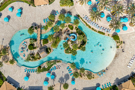 Champions Gate Resort golf and lazy river