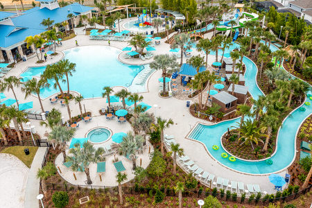 Windsor Island Resort lazy river and slides